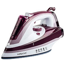 Sokany SK-11021 buxarlı ütü – 2400W güc, keramik altlıq, güclü buxar çıxışı və yapışmayan səth ilə parçalarda asan və sürətli ütüləmə