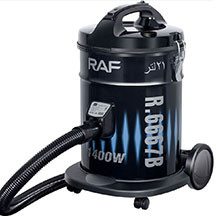 RAF R.6667B – 1400W güclü, teleskopik borulu, aşağı səsli, effektiv toz ayrıcı sistemli elektrik tozsoran