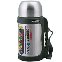 Termos Geepas GSVB4111N, paslanmayan polad, gümüşü, 1500 ml – 1.5 litr tutumlu, istiliyi uzun müddət saxlayan, keyfiyyətli və davamlı termos