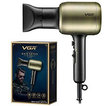Fen VGR V-453 – 1800-2200W güc, 2 sürət və 3 temperatur rejimi, isti/soyuq hava funksiyası, konsentrator başlıq, 2.5 m kabel, qızıl rəng