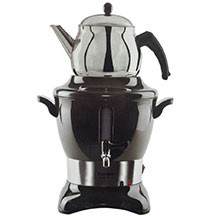 Fantom SM 1900 elektrik samovar – 3L tutum, 1800W güc, paslanmayan polad çaydan və suyu isti saxlama funksiyası ilə sürətli və rahat çay dəmləmə