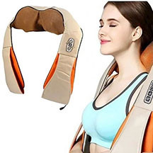 Çoxfunksiyalı Shiatsu Massager – Bel, Boyun, Çiyin və Boğaz üçün Yoğurma Masaj Aparatı, Dərin və Rahatlatıcı Elektrik Masajı