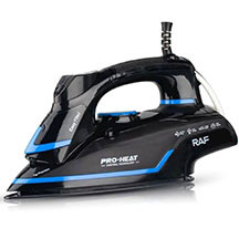 Ütü RAF R.1232H – 2600W güclü, keramika altlıqlı, 350 ml su çənli, sürətli və effektiv buxarlı ütü