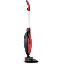 Korkmaz A920 termopraktik qırmızı vertikal tozsoran – 800W güc, 1L torbasız konteyner, 76 dBA səssiz işləmə və 6m kabel ilə sərt döşəmə və xalçada rahat gündəlik təmizlik üçün ideal seçimdir