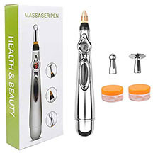 Akupunktur Bədən Masajı üçün Massager Pen DF-618 – Elektron Qələm, 9 Səviyyəli Ağrı və Əzələ Rahatlatıcı, İynəsiz Akupressura