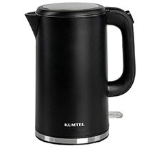 Elektrik çaydan Kumtel HMK-04B – 1.7 litr həcm, 2200 Vt güc, paslanmayan polad korpus, qapalı spiral qızdırıcı element, 360° fırlanan altlıq və işıq göstəricisi ilə sürətli və təhlükəsiz qaynatma