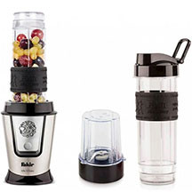 Fakir Mix It Easy Black blender – 500 Vt güclü, 570 ml tutumlu şüşə qablı, paslanmayan polad bıçaqlı, birtoxumlu , kokteyl, smuzi və sağlam içkilər üçün ideal kokteyl aparatı
