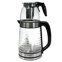 Tiffany TF-975 elektrik çaydan – 2.2 litr tutumlu, 1500 Vt güclü, avtomatik sönmə və quru işləmədən qoruma funksiyalı, paslanmayan polad gövdəli, sürətli və təhlükəsiz qaynatma üçün müasir caydan