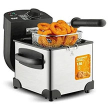 Fritür RAF R.5229 – 1000W güclü, paslanmayan polad korpuslu, tez və asan kartof fri hazırlayan elektrik cihaz