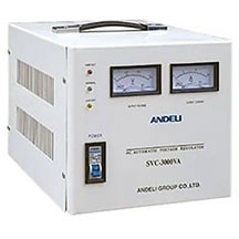 Andeli SVC-3kVA Stabilizator – 110-250V Gərginlik Tənzimləyicisi, 3000 VA Güc, Bir Fazalı Avtomatik Qoruma və Elektrik Avadanlıqları üçün Etibarlı avadanlıq