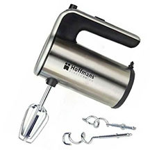 Hoffmans HM-925 əl mikseri – 600 Vt güclü, 4 başlıqlı (çırpıcı və xəmir yoğurma üçün), keyfiyyətli çalxalama və xəmir yoğurma funksiyalı, praktik və istifadəsi rahat elektrikli mikser