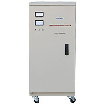 Gərginlik tənzimləyicisi Andeli SVC-30000VA Stabilizator – 30 kVA Güc, 150V-260V Giriş, 220V±3% Çıxış, Bir Fazalı Motorlu Sistem və Böyük Elektrik Avadanlıqları üçün Etibarlı Qoruma
