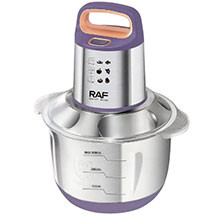 RAF R.7055 – 300W güclü, 3L tutumlu, paslanmayan polad bıçaqlı, çoxfunksiyalı elektrik doğrayıcı və blender