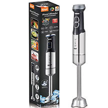 Blender Raf R.365 – 500W güc, 1.5 litr tutumlu şüşə qab, paslanmayan polad bıçaqlar, 2 sürət və impuls rejimi, buz doğrama funksiyası, asan təmizlənmə