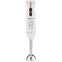 Hoffmans HM-8021 800 Vt salınma blender – güclü 800 Vt motorlu, ergonomik dizaynlı, paslanmayan polad bıçaqlı, müxtəlif sürət rejimli, gündəlik istifadə üçün ideal əl blenderi