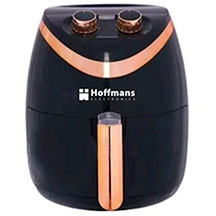 Hoffmans HM-776A elektrik hava fritözü – 6 litr tutumlu, 2400 Vt güclü, 80–200°C temperatur tənzimləyicili, 7 əvvəlcədən proqramlaşdırılmış bişirmə funksiyalı, 360° isti hava dövranlı airfryer