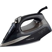 Sokany SK-11020 buxarlı ütü – 2400W güc, keramik altlıq, 400 ml su çəni, şaquli buxarlama, damcı və ərp əleyhinə sistem, tənzimlənən buxar və sprey funksiyası ilə sürətli və effektiv qırış açma ütüsü