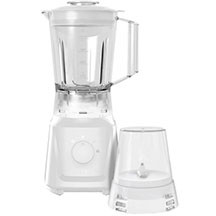 Kokteyl üçün Blender Kumtel HTB-02 – 600 Vt güc, 1.5 litr qab, buz doğrama funksiyası, paslanmayan polad bıçaqlar, 2 sürət rejimi, mexaniki idarəetmə, asan təmizləmə və kokteyl, smuzi, içkilər üçün id