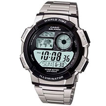 Casio AE-1000WD-1AVDF qol saatı – gümüşü polad dizayn, rəqəmsal funksiyalar və gündəlik aktiv həyat tərzi üçün seçim