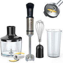 Blender mikser dəsti Hoffmans HM-8026 4in1 – blender, ətçəkən, üyüdücü və doğrayıcı funksiyalı, çoxfunksiyalı, güclü və praktik mətbəx dəsti