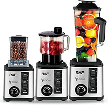 Kokteyl aparatı RAF R.2865 – 1000W güclü, 1.5L şüşə qablı, paslanmayan polad bıçaqlı, çoxfunksiyalı kokteyl və smuzi blenderi