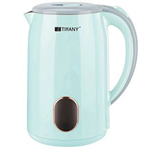 Tiffany TF-967 elektrik çaydan – 2.5 litr tutumlu, 1500 Vt güclü, sürətli qaynatma funksiyalı, avtomatik sönmə və quru işləmədən qoruma xüsusiyyətli müasir çaydan