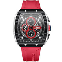 Curren 8442 Red – Qırmızı Detalları ilə Fərqli və Cəlbedici Kişi Qol Saatı