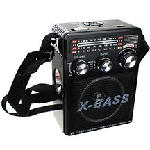 Waxiba XB-181BT Radioqəbuledici – Klassik Qara Dizayn, Bluetooth və Multi-Media Dəstəyi ilə Səyyar Musiqi və Radio Təcrübəsi