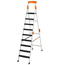 Nərdivan Devecioglu Harbinger MM058 8+1 – Qatlanan, Metal, Şürüşməyə Qarşı, Ev və Ofis üçün Etibarlı və Praktik Dizayn, Türkiyə İstehsalı