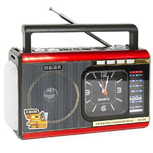 Radio Meier M-U40 – AM, FM və SW (KV) dalğalı, USB və SD kart dəstəyi, şəbəkə və batareya ilə işləyən, portativ və çoxfunksiyalı radioqəbuledici