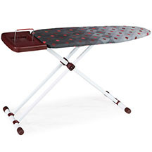 Ütü masası Devecioglu Noaxboard MM-125, 42x123 sm – Qatlanan, 290°C İstiyə Davamlı Silikon Altlıq, 100% Pambıq/Polad Material, Rezinli Fiksasiya, Ergonomik və Sürüşməyən