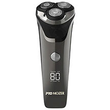 Üzqırxan ProMozer MZ-1155 – 3 rotorlu başlıq, üz üçün effektiv təraş, yüksək batareya ömrü, rahat və yüngül dizayn, gündəlik istifadə üçün ideal elektrik ülgüc