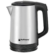 Hoffmans HM-1919 elektrik çaydan – 2.3 litr tutumlu, 1800–2000 Vt güclü, 360° fırlanan simsiz altlıqlı, paslanmayan polad qızdırıcı elementli praktik caydan