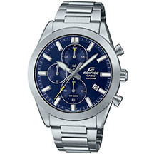 Casio Edifice EFB-710D-2AVUDF kişi qol saatı – mavi siferblat, paslanmayan polad korpus, safir şüşə və gündəlik istifadə üçün premium və sport dizayn