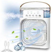 Portativ ventilyator Air Conditioner – kompaktdizaynlı, masaüstü istifadə üçün sərinkeş , sürətli soyutma, ventilyator və kondisioner funksiyaları, tənzimlənən sürət rejimləri, aşağı səs səviyyəsi və