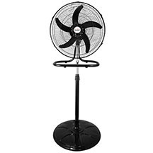Ventilyator Vegastar VG-002 – 3 sürət rejimi, 46 sm diametr, həm stendli, həm də stendsiz istifadə imkanı, dəmir altlıq, ev üçün funksional və effektiv sərinkeş