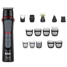Trimmer Fakir Execute 2 Blade Black – 15-in-1 Saçqırxan, Üzqırxan, Burun qulaq təmizləyən aparat, Güclü və Yuyula Bilən Saç, Saqqal və Bədən Baxım Seti