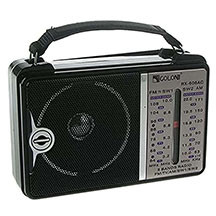 Golon RX-606 – AM, FM Radio və SW (KV) dalğalı, portativ və yüngül dizaynlı, şəbəkə və batareya ilə işləyən, gündəlik istifadə üçün praktik radioqəbuledici