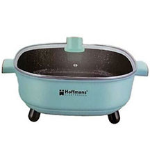 Hoffmans HM-3030 elektrik qazan – 1500 Vt güclü, 6 litr tutumlu, 30 sm diametrli elektrik tava, sürətli və bərabər bişirmə üçün müasir mətbəx aləti